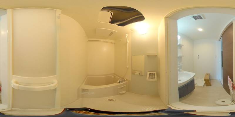 パノラマ画像バスルーム