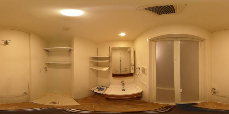 パノラマ画像洗面所