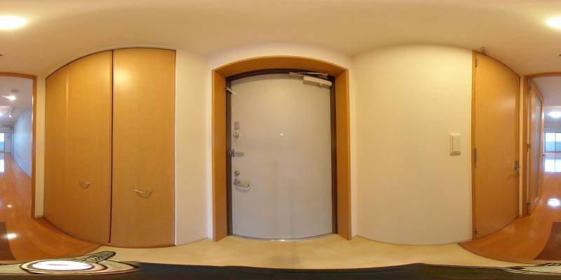 パノラマ画像玄関