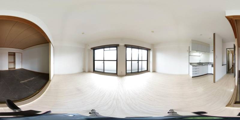 パノラマ画像リビング