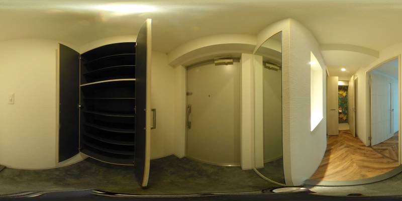 パノラマ画像玄関