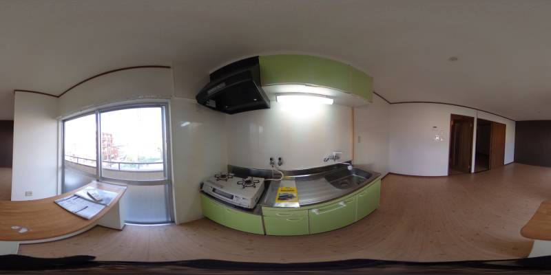 パノラマ画像キッチン