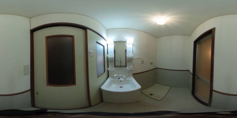 パノラマ画像洗面所