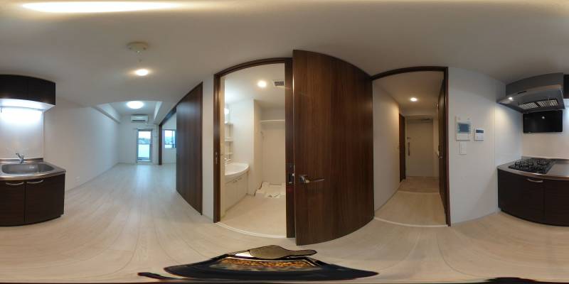 パノラマ画像キッチン