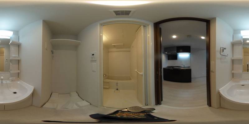 パノラマ画像洗面所