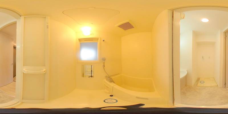 パノラマ画像バスルーム