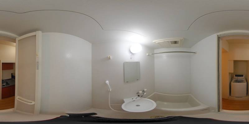 パノラマ画像バスルーム
