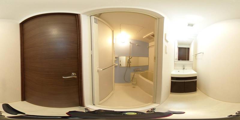 パノラマ画像バスルーム