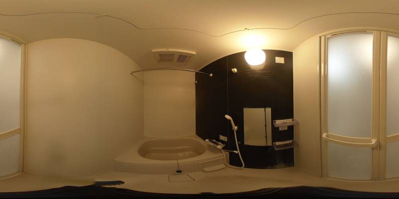 パノラマ画像バスルーム