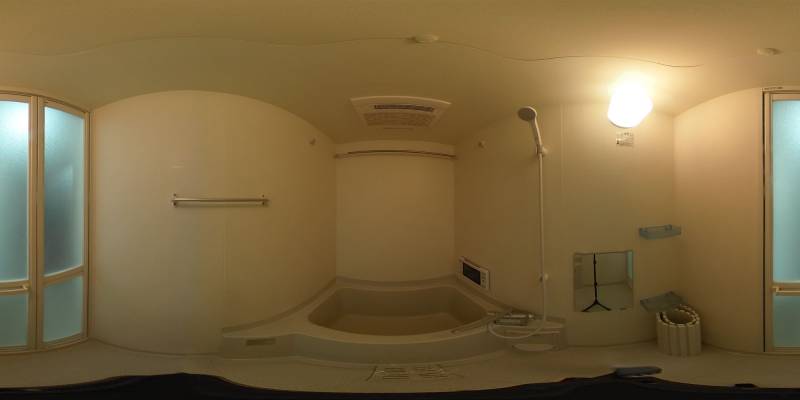 パノラマ画像バスルーム