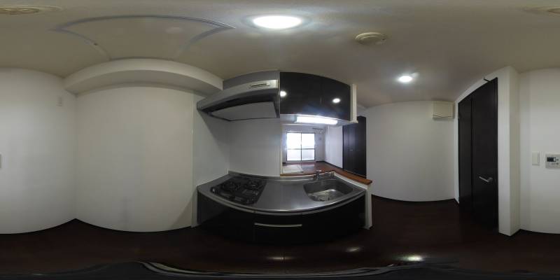 パノラマ画像キッチン