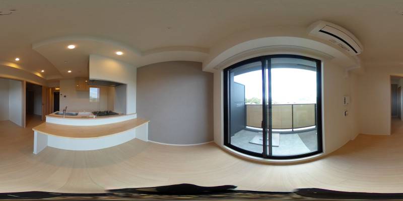 パノラマ画像リビング