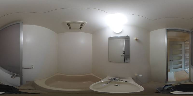 パノラマ画像バスルーム