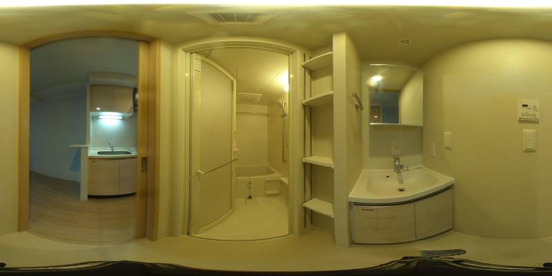 パノラマ画像洗面所