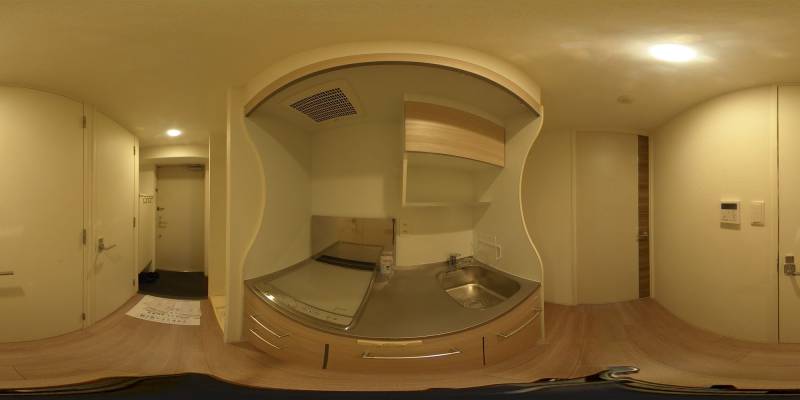 パノラマ画像キッチン