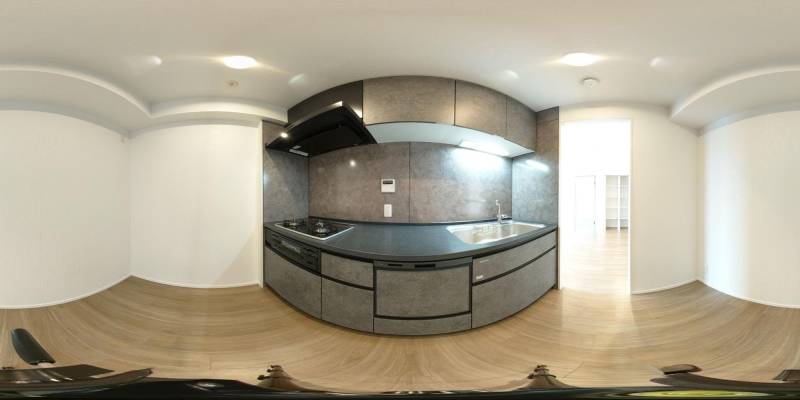 パノラマ画像キッチン