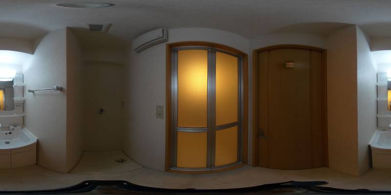 パノラマ画像洗面所