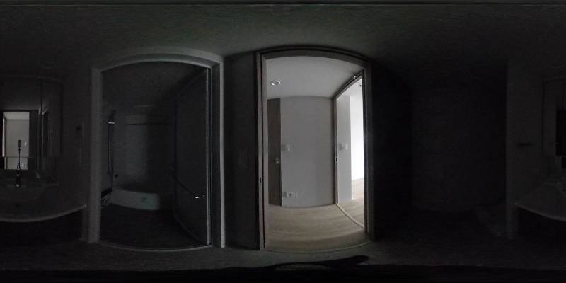 パノラマ画像バスルーム