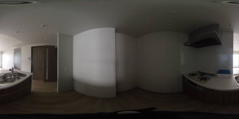 パノラマ画像キッチン