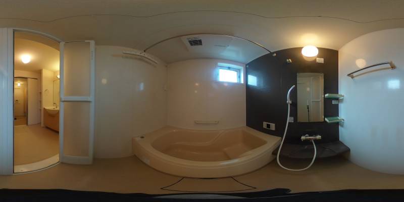 パノラマ画像バスルーム