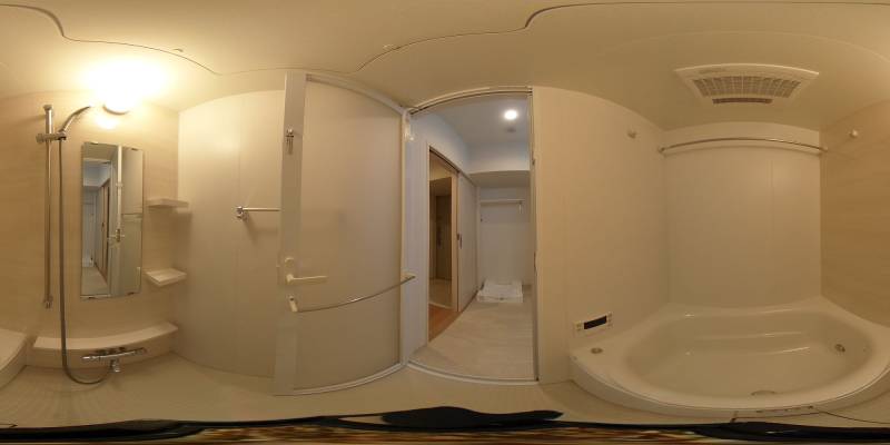 パノラマ画像バスルーム