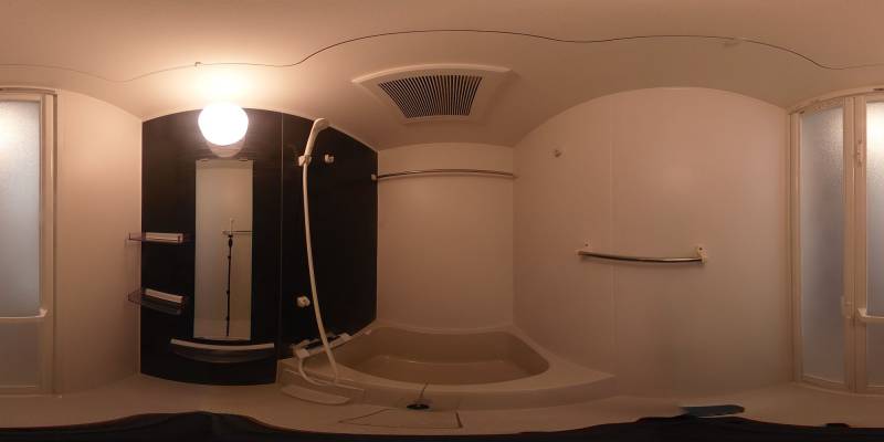 パノラマ画像バスルーム