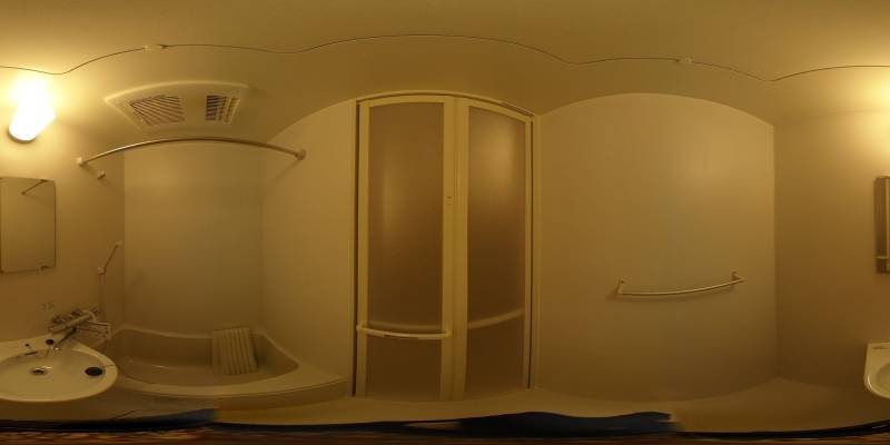 パノラマ画像バスルーム