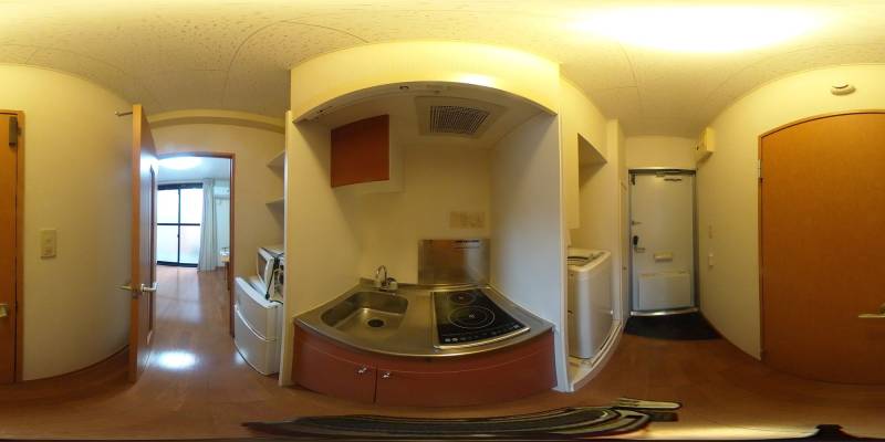 パノラマ画像キッチン