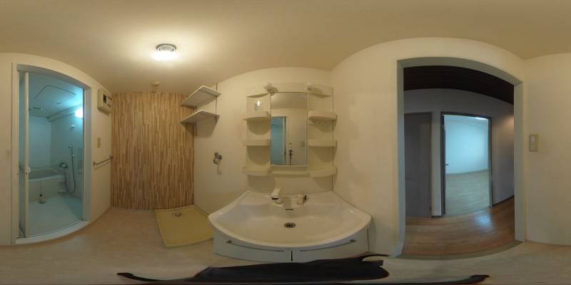 パノラマ画像洗面所