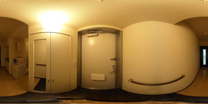 パノラマ画像玄関