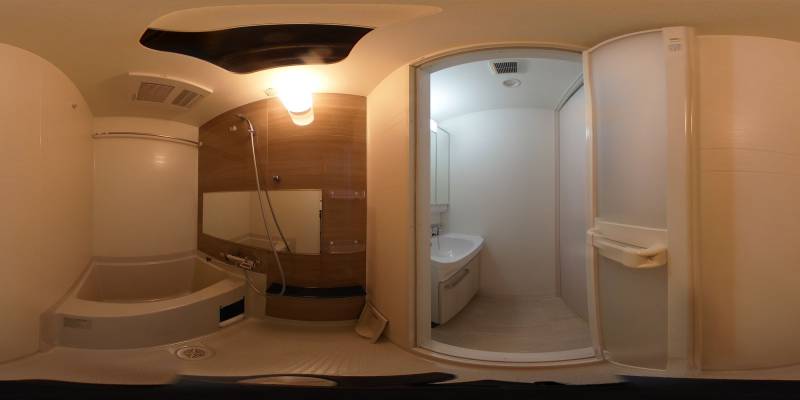 パノラマ画像バスルーム