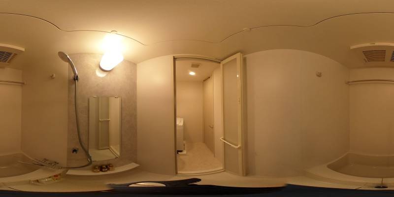 パノラマ画像バスルーム