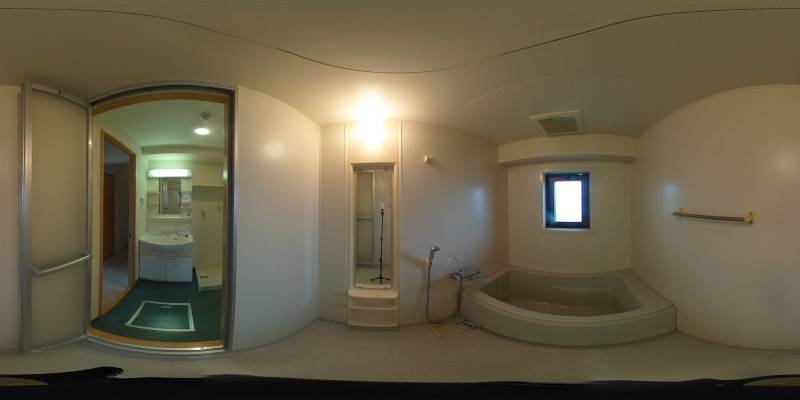 パノラマ画像バスルーム