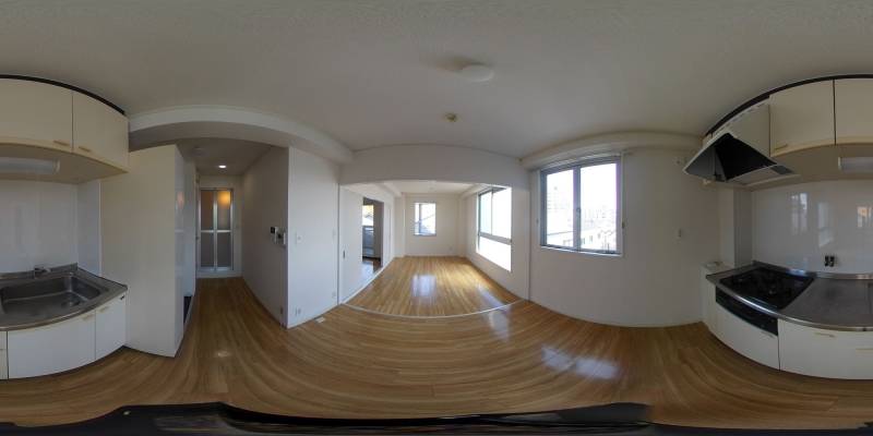 パノラマ画像キッチン