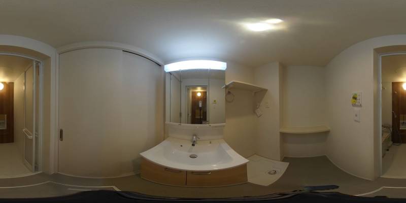 パノラマ画像洗面所