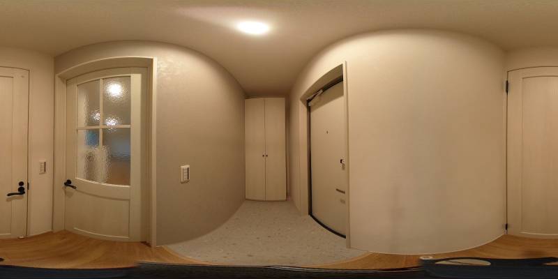 パノラマ画像玄関