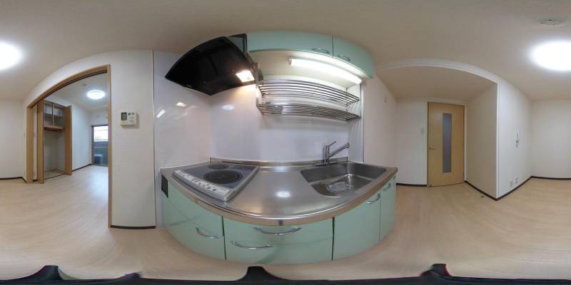 パノラマ画像キッチン