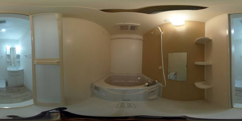 パノラマ画像バスルーム