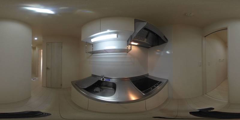 パノラマ画像キッチン