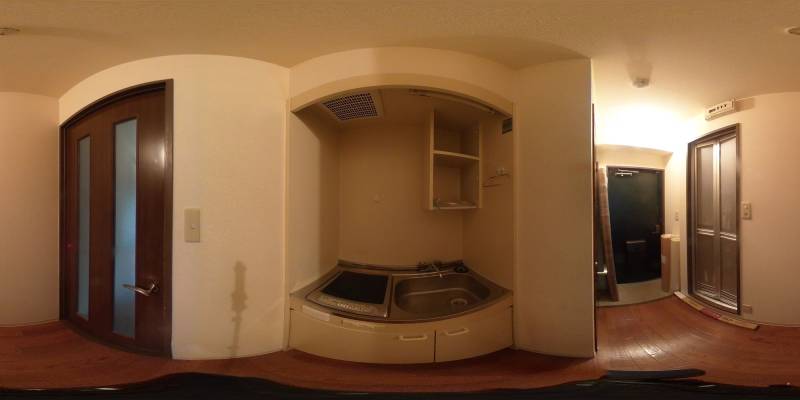 パノラマ画像キッチン