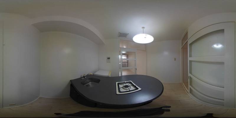 パノラマ画像キッチン