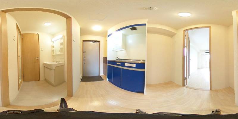 パノラマ画像キッチン