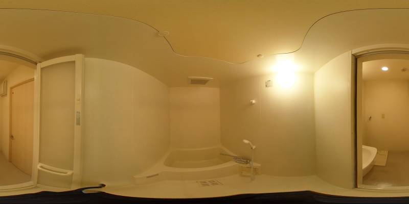 パノラマ画像バスルーム