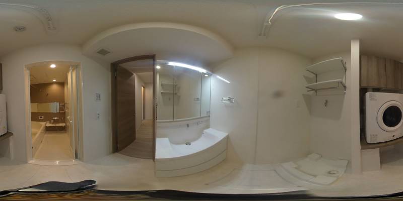 パノラマ画像洗面所