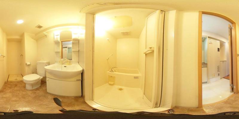 パノラマ画像バスルーム