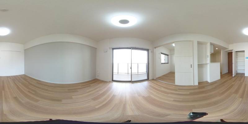 パノラマ画像リビング