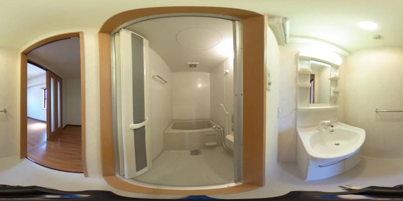 パノラマ画像バスルーム