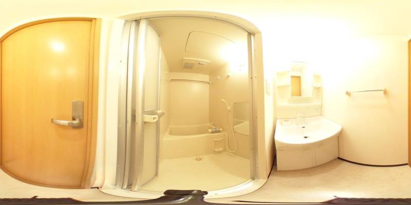 パノラマ画像バスルーム