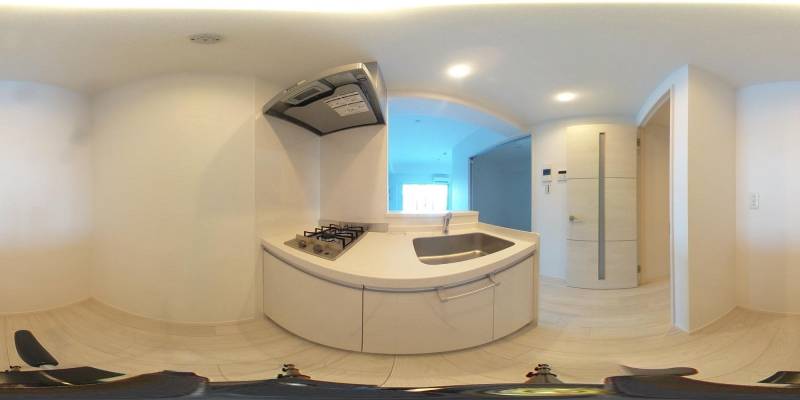 パノラマ画像キッチン