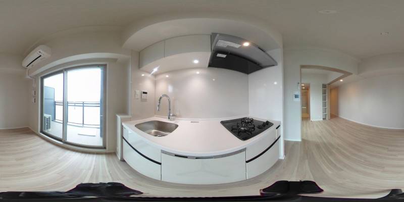 パノラマ画像キッチン